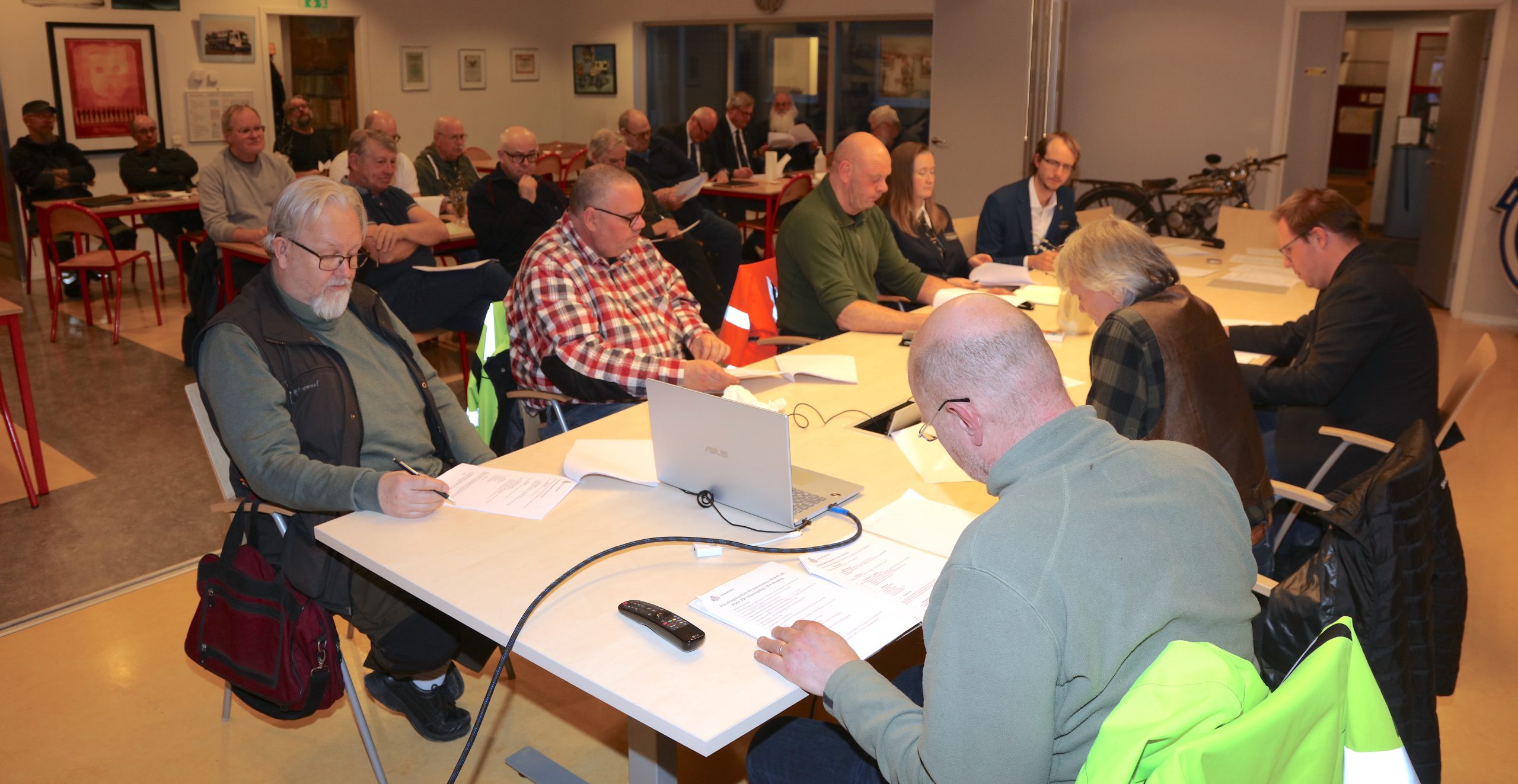 Kårstämman genomfördes i PR Slamsugnings lokaler Falköping