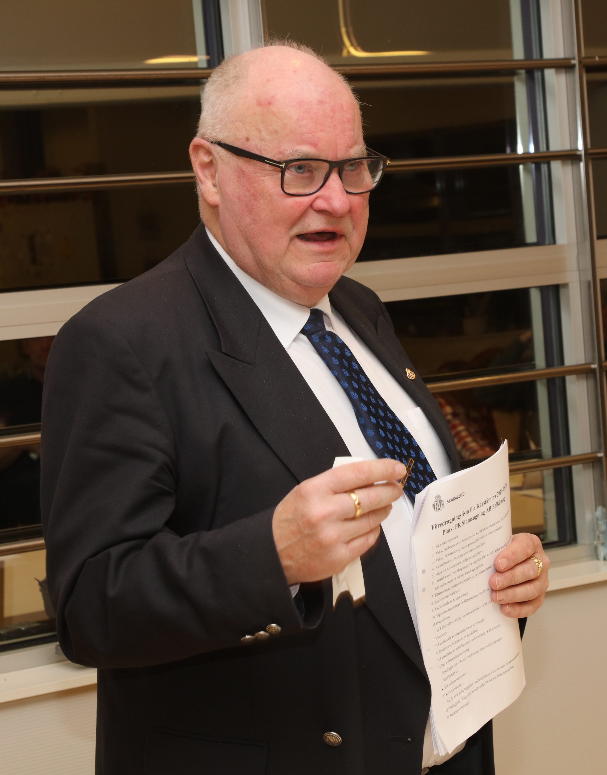 Rikskårschef Curt-Ove Jakobsson redogjorde vad vi kan bidra med när vi är medlemmar i Nato